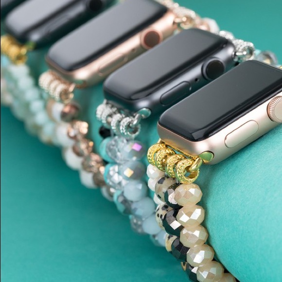 ✨LAST ONE✨Beaded  Apple Watch Band-Dalmatian - Picture 3 of 4